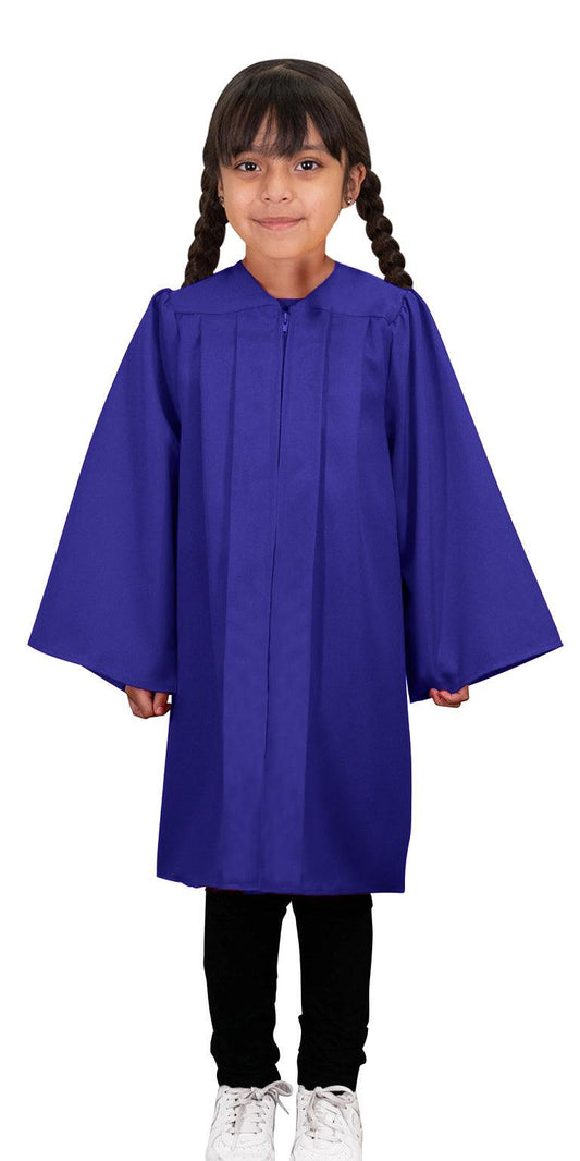 Matte Purple Kindergarten/Preschool Gown - Graduation Cap&Gown