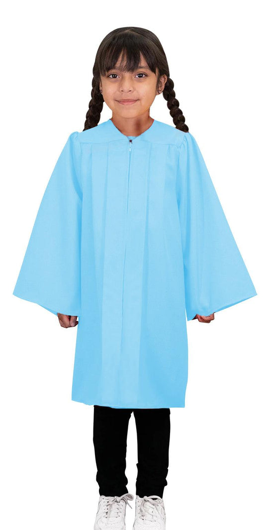 Matte Light Blue Kindergarten/Preschool Gown - Graduation Cap&Gown