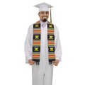 Kente Graduation Kente Stole, Handwoven Kente Sash Cloth - Graduation Cap&Gown