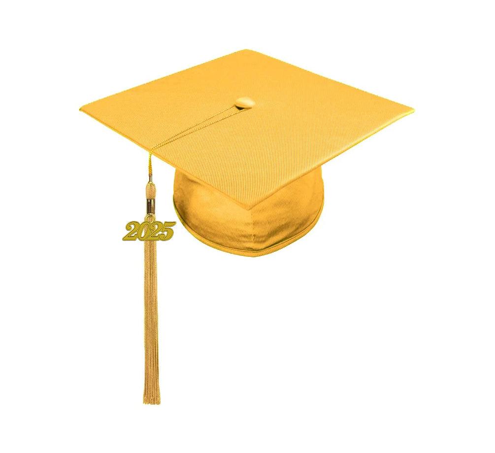 Shiny Antique Gold High School Cap & Gown - Graduation Cap&Gown