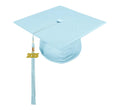 Shiny Light Blue Bachelors Academic Cap & Gown - Graduation Cap&Gown