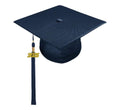 12 Shiny High School Cap & Tassel - Graduation Cap&Gown