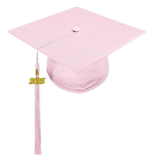 Shiny Pink Kindergarten/Preschool Cap & Tassel - Graduation Cap&Gown