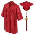 Shiny Red Kindergarten/Preschool Cap & Gown - Graduation Cap&Gown
