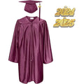 12 Colors Shiny Kindergarten/Preschool Graduation Cap and Gown - Graduation Cap&Gown