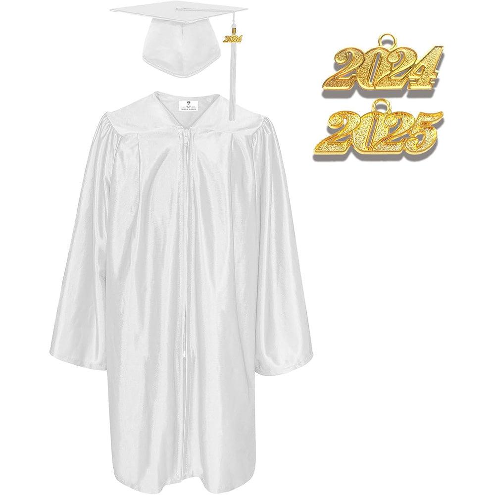 12 Colors Shiny Kindergarten/Preschool Graduation Cap and Gown - Graduation Cap&Gown