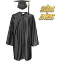 12 Colors Shiny Kindergarten/Preschool Graduation Cap and Gown - Graduation Cap&Gown