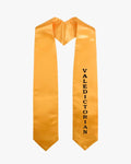 Gold Imprinted stole - 4 Styles Availble - Graduation Cap&Gown