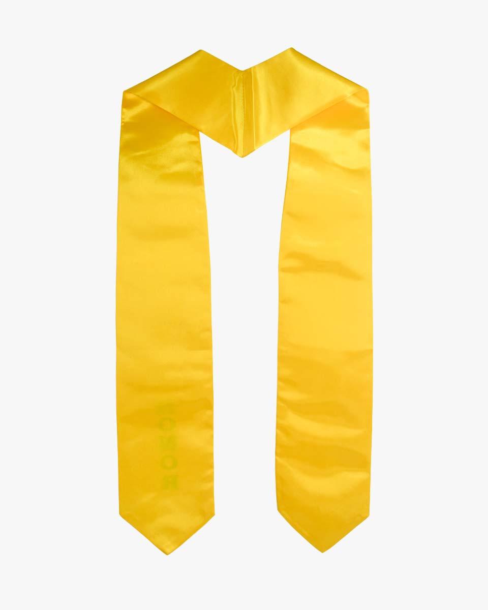 Gold Imprinted stole - 4 Styles Availble - Graduation Cap&Gown