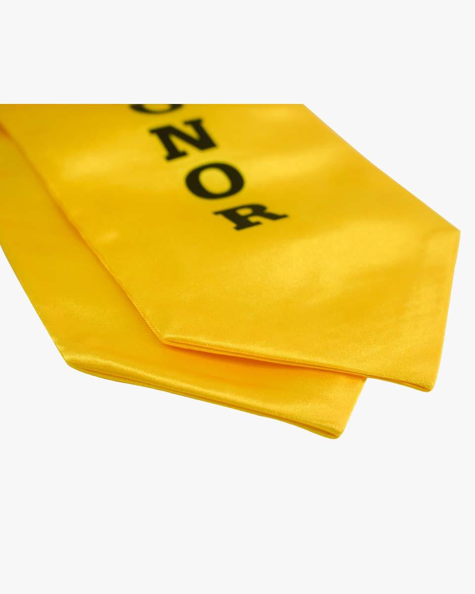 Gold Imprinted stole - 4 Styles Availble - Graduation Cap&Gown