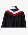 17 Country Flag Graduation Stoles Embroidery Sashes for Study Aboard International Students - Graduation Cap&Gown