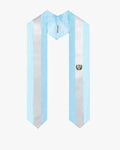 17 Country Flag Graduation Stoles Embroidery Sashes for Study Aboard International Students - Graduation Cap&Gown