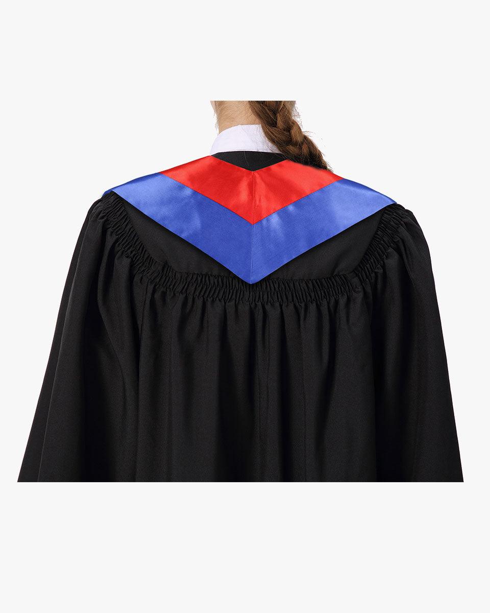 17 Country Flag Graduation Stoles Embroidery Sashes for Study Aboard International Students - Graduation Cap&Gown