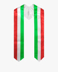 17 Country Flag Graduation Stoles Embroidery Sashes for Study Aboard International Students - Graduation Cap&Gown