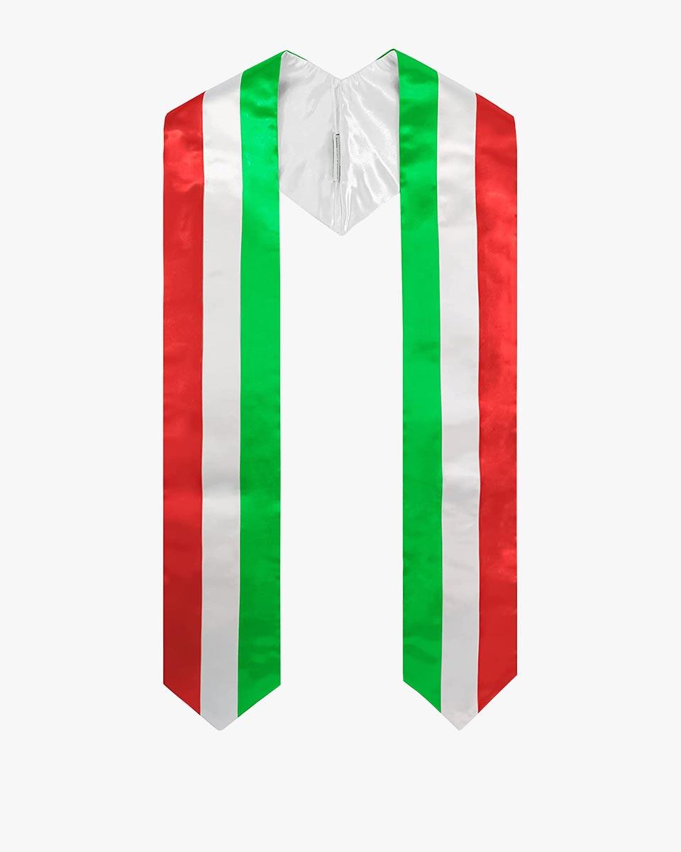 17 Country Flag Graduation Stoles Embroidery Sashes for Study Aboard International Students - Graduation Cap&Gown