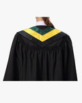 17 Country Flag Graduation Stoles Embroidery Sashes for Study Aboard International Students - Graduation Cap&Gown