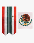 17 Country Flag Graduation Stoles Embroidery Sashes for Study Aboard International Students - Graduation Cap&Gown