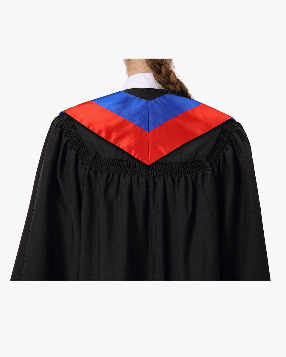 17 Country Flag Graduation Stoles Embroidery Sashes for Study Aboard International Students - Graduation Cap&Gown