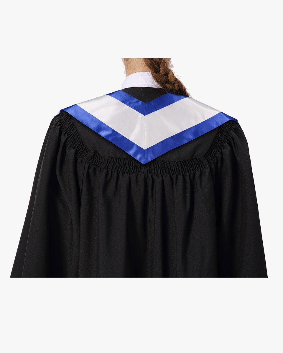 17 Country Flag Graduation Stoles Embroidery Sashes for Study Aboard International Students - Graduation Cap&Gown