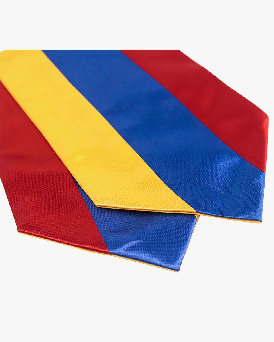 17 Country Flag Graduation Stoles Embroidery Sashes for Study Aboard International Students - Graduation Cap&Gown