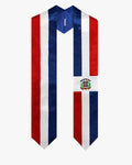 17 Country Flag Graduation Stoles Embroidery Sashes for Study Aboard International Students - Graduation Cap&Gown