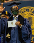 Class of 2025 Adults Imprinted Graduation Stoles with Classic End - 2 Colors Available - Graduation Cap&Gown