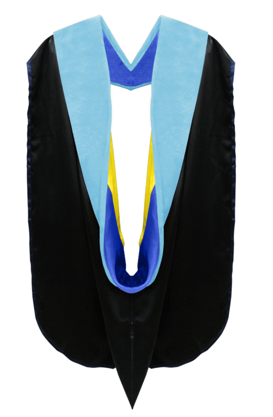 Doctor of Education Hood - Royal Blue & Gold - Graduation Cap&Gown