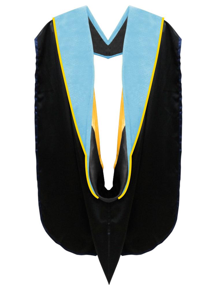 Deluxe Doctoral Academic Gown, Hood and Tam Package - CSULB - Graduation Cap&Gown