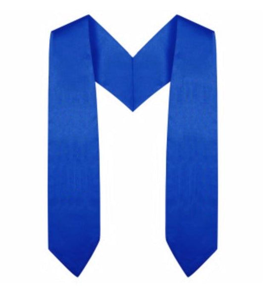 Royal Blue Kindergarten/Preschool Stole - Graduation Cap&Gown