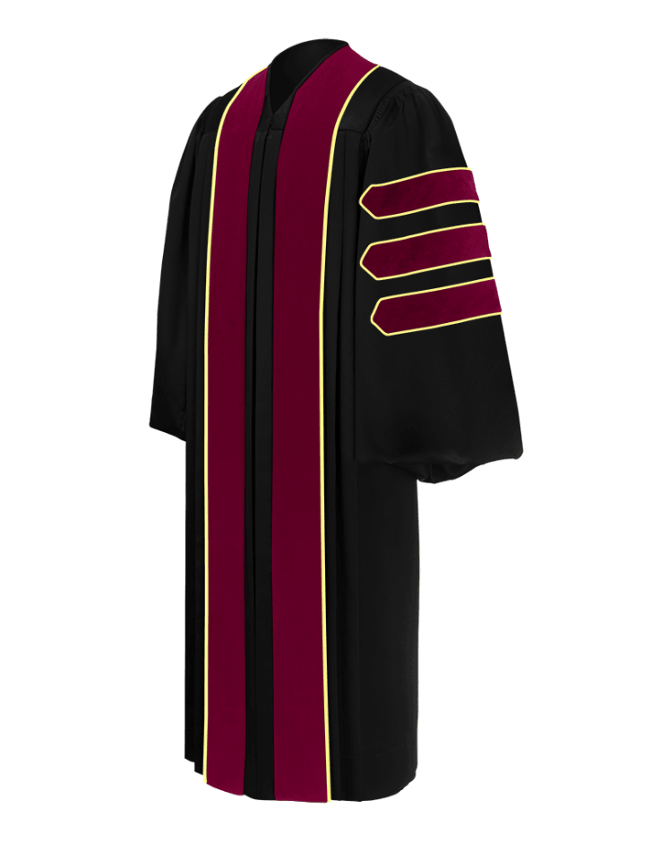 Doctor of Communication & Journalism Doctoral Gown - Academic Regalia - Graduation Cap&Gown