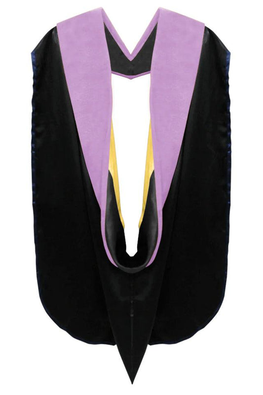 Doctor of Dentistry Hood - Black & Golden Yellow - Graduation Cap&Gown