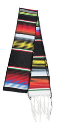 Black Mexican Serape Graduation Stole/Sash - Graduation Cap&Gown