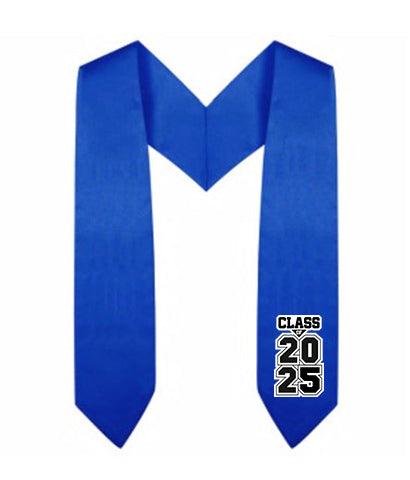Royal Blue Kindergarten/Preschool Class of Stole - Graduation Cap&Gown