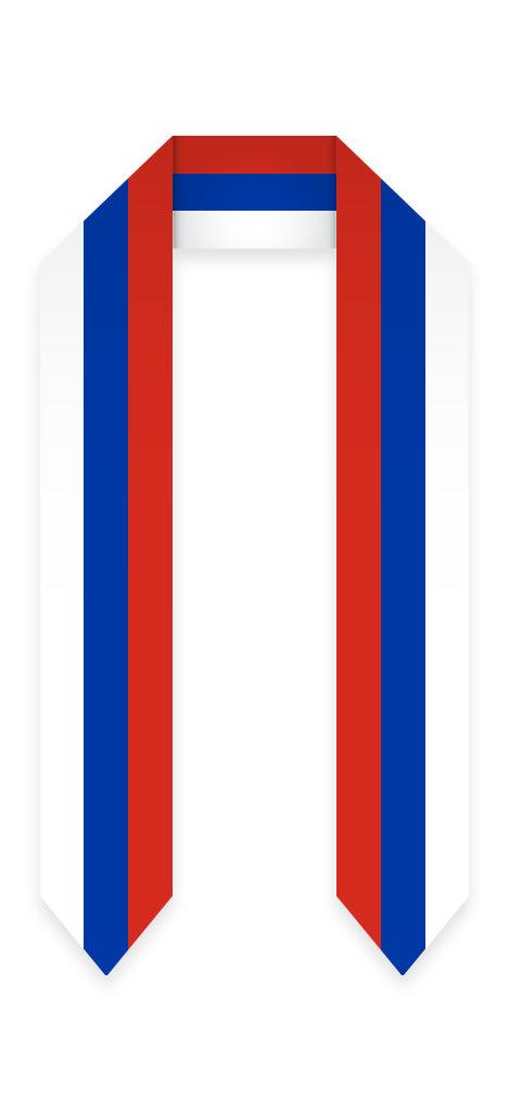 Russia Graduation Stole - Russian Flag Sash - Graduation Cap&Gown
