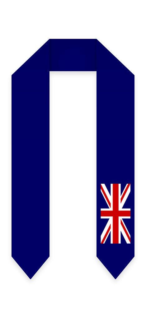 United Kingdom Graduation Stole - UK British Flag Sash - Graduation Cap&Gown