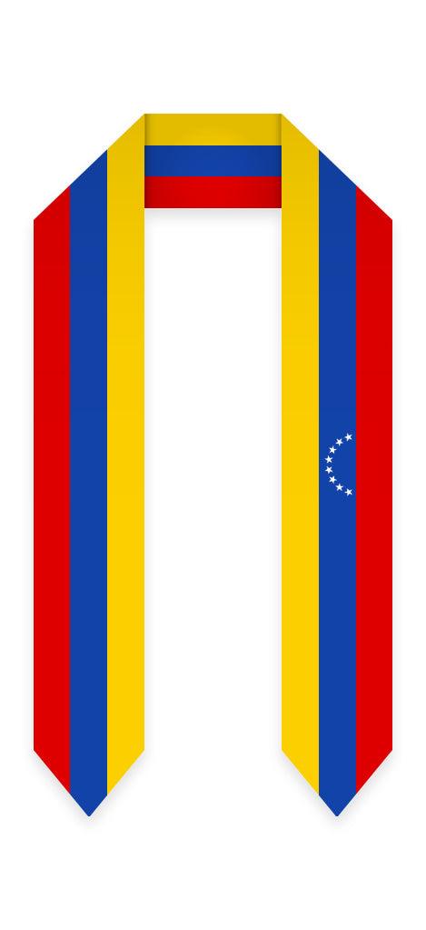 Venezuela Graduation Stole - Venezuela Flag Sash - Graduation Cap&Gown