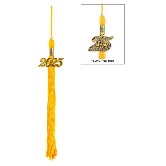 Matte Gold Elementary Cap & Tassel - Graduation Cap&Gown