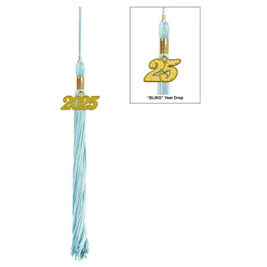 Matte Light Blue Kindergarten/Preschool Cap & Tassel - Graduation Cap&Gown