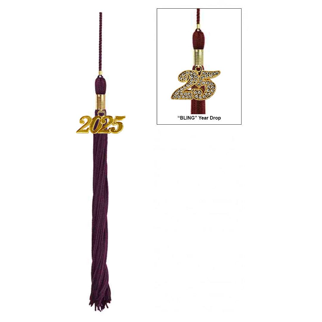 Matte Maroon Elementary Cap & Tassel - Graduation Cap&Gown