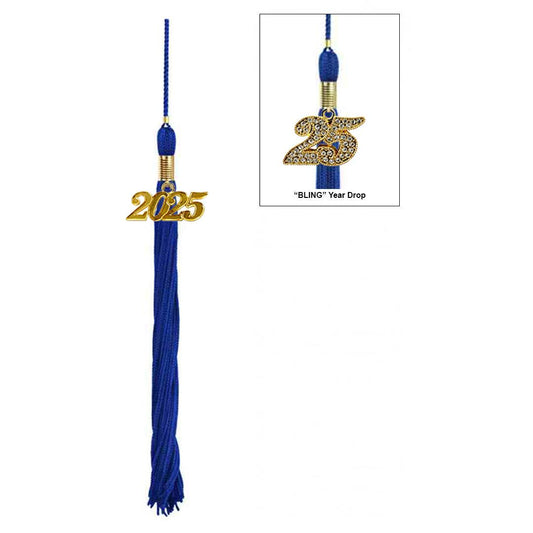 Matte Royal Blue Elementary Cap & Tassel - Graduation Cap&Gown