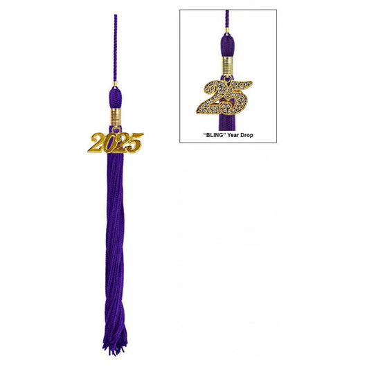 Matte Purple Elementary Cap & Tassel - Graduation Cap&Gown