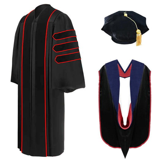 Doctoral Regalia Package for Indiana University Bloomington Graduation - Graduation Cap&Gown