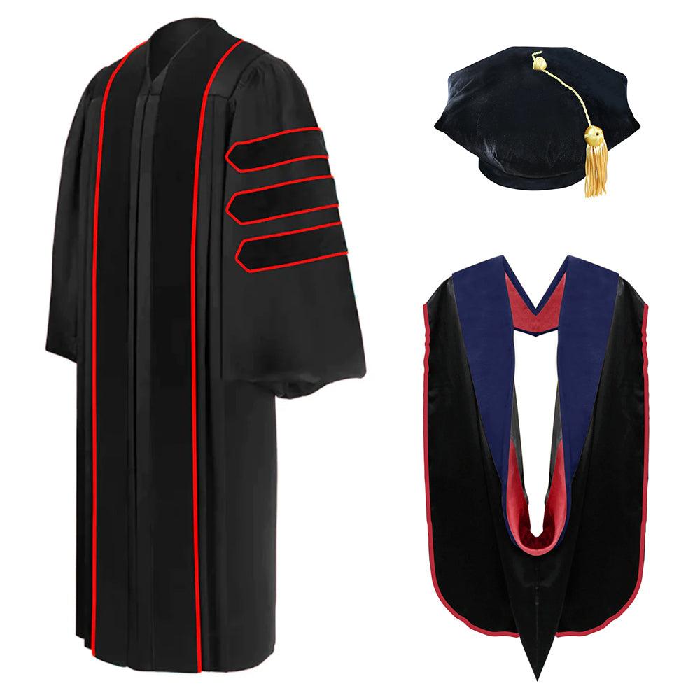Doctoral Regalia Package for Texas Tech University Graduation - Graduation Cap&Gown