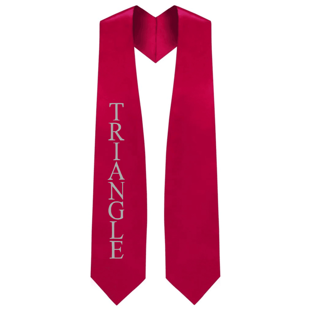 Triangle Greek Lettered Stole - Graduation Cap&Gown