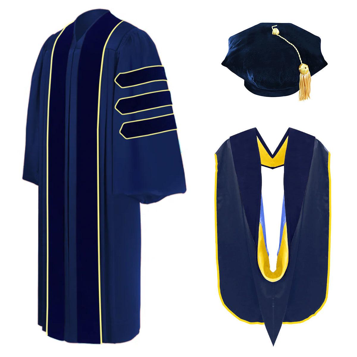 Doctoral Regalia Package for UCLA Graduation - Graduation Cap&Gown