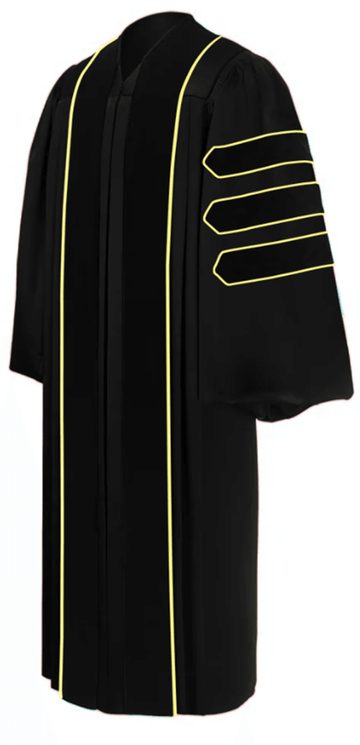 Doctoral Gown for UC San Diego Graduation - Graduation Cap&Gown