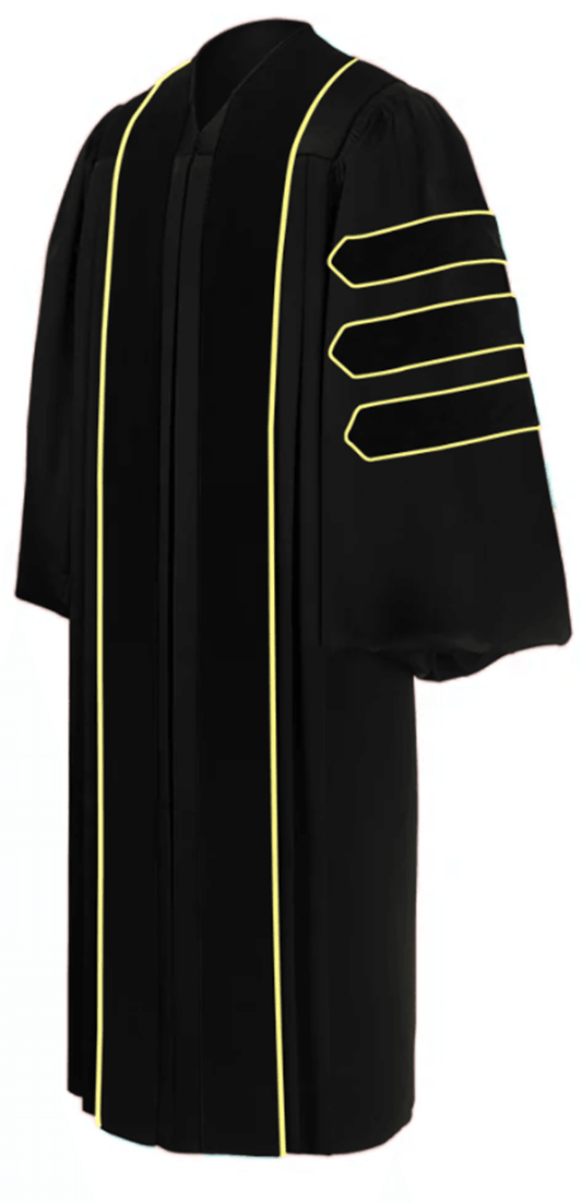 Doctoral Gown for UC San Diego Graduation - Graduation Cap&Gown