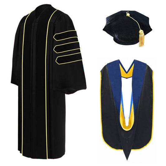 Doctoral Regalia Package for UC San Diego Graduation - Graduation Cap&Gown