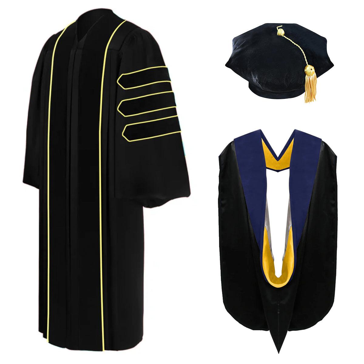 Doctoral Regalia Package for Colorado Boulder Graduation - Graduation Cap&Gown