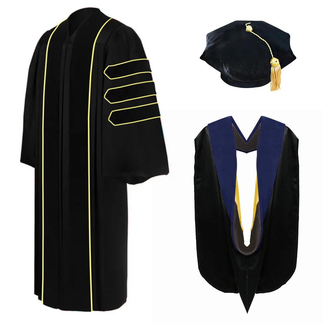 Doctoral Regalia Package for Purdue University Graduation - Graduation Cap&Gown